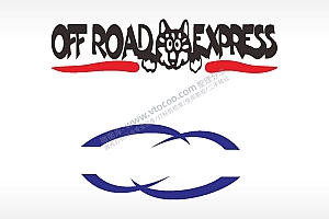 汽车贴花卡通名图精品车贴精选AI8.0格式激光打标文件通用矢量图