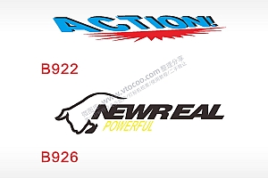 汽车贴花卡通名图精品车贴精选AI8.0格式激光打标文件通用矢量图