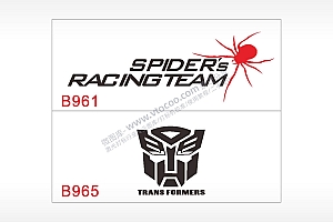 SPIDER 蜘蛛变形金刚汽车贴花卡通名图精品车贴精选