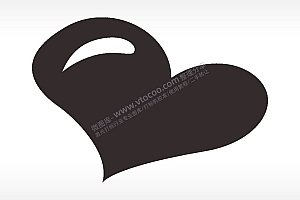 爱心打火机图案AI8.0格式激光打标文件通用矢量图