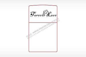 永恒打火机图案AI8.0格式激光打标文件通用矢量图