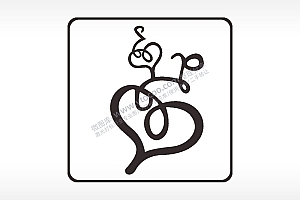 枝叶藤曼方形挂件激光雕刻AI8.0格式激光打标文件通用矢量图