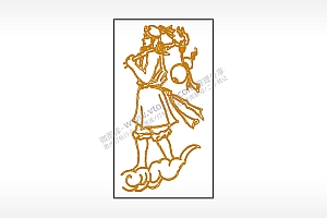 八仙过海铁拐李神仙木牌打火机AI8.0格式激光打标文件通用矢量图