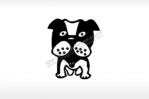 英斗宠物狗牌PLT格式激光打标文件通用矢量图