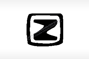 众泰汽车车标雕刻挂坠项链PLT格式激光打标文件通用矢量图