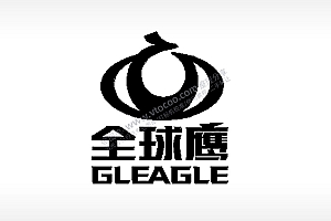 全球鹰汽车车标雕刻挂坠项链PLT格式激光打标文件通用矢量图
