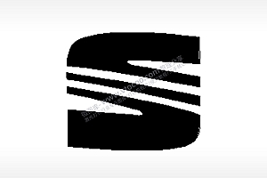 西特汽车车标雕刻挂坠项链PLT格式激光打标文件通用矢量图