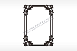 古典边框大全AI8.0格式激光打标文件通用矢量图