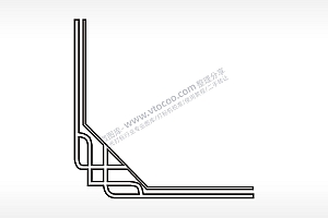 线条边角简笔画边框大全AI8.0格式激光打标文件通用矢量图