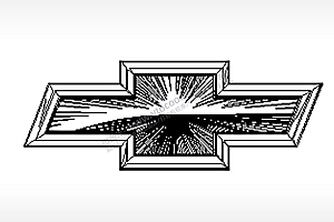 雪佛兰汽车车标雕刻挂坠项链PLT格式激光打标文件通用矢量图