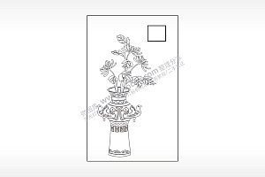 潇洒隐逸崇高坚贞不屈梅兰竹菊AI8.0格式激光打标文件通用矢量图