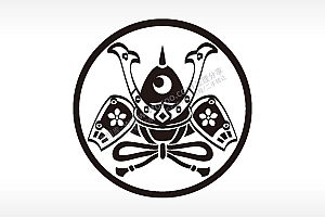 武士盔甲纹章游戏硬币园项链AI8.0格式激光打标文件通用矢量图